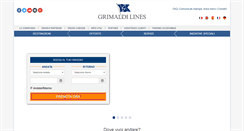 Desktop Screenshot of grimaldi-lines.com