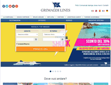 Tablet Screenshot of grimaldi-lines.com